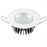 Lumitec Mirage Flush Mount Interior Down Light - Non-Dimmable White - Glass Fixture No Bezel