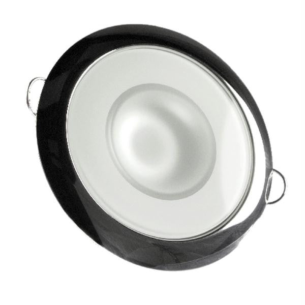 Lumitec Mirage Flush Mount Interior Down Light - Dimmable White - Glass Fixture-Polished Bezel - 3.25&quot; Diameter