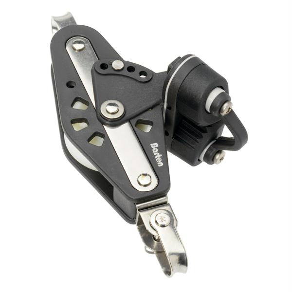 Barton Marine 04631 - Size 4 - Fiddle - Swivel, Becket & Cam Cleat Block