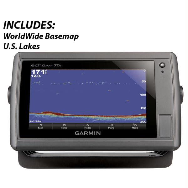 Garmin echoMAP&trade; 70s Chartplotter-Sounder Combo w-TM Transducer w-U.S. Lakes