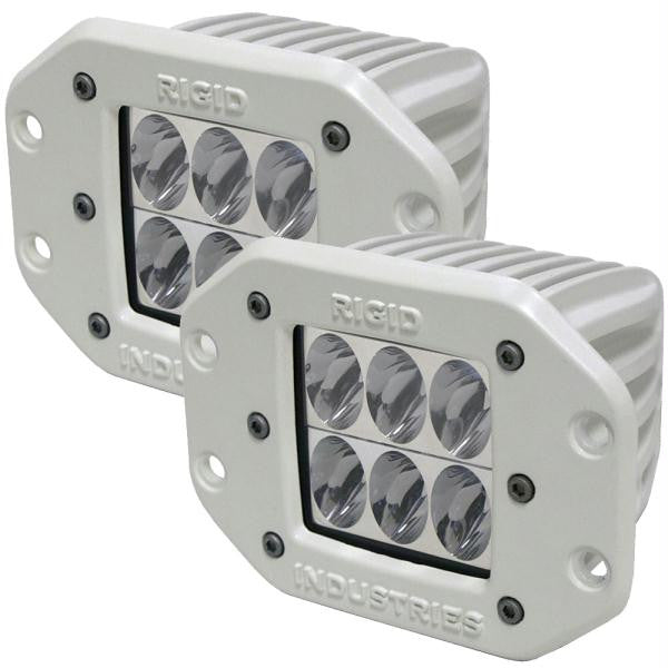 Rigid Industries M-Series - Flush Mount - Dually D2 LED Pair - Driving Beam