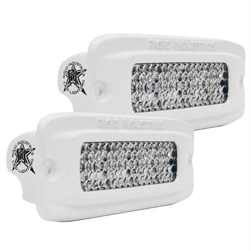 Rigid Industries MSR-QF2 - 60 Degree Lens - Flush Mount Diffused Pair