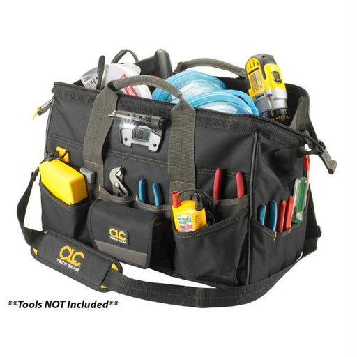 CLC L232 Tech Gear LED Lighted 18&quot; BigMouth Tool Bag