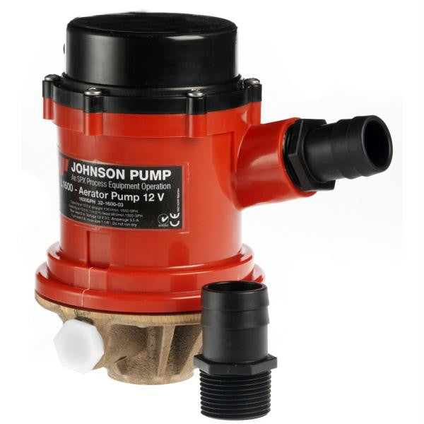 Johnson Pump Pro Series 1600 GPH Livewell-Baitwell Pump  - 12V