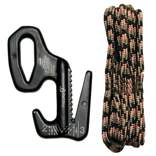 Nite Ize Figure 9 Large - Black Single Pack w-Camo Rope