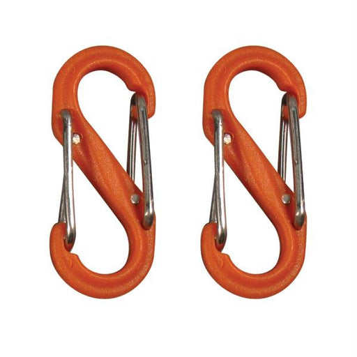 Nite Ize S-Biner Plastic Size #0 - Orange 2 Pack