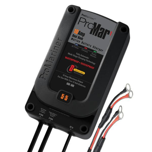 ProMariner ProMar 1 5-5 10-Amp 2-Bank Charger