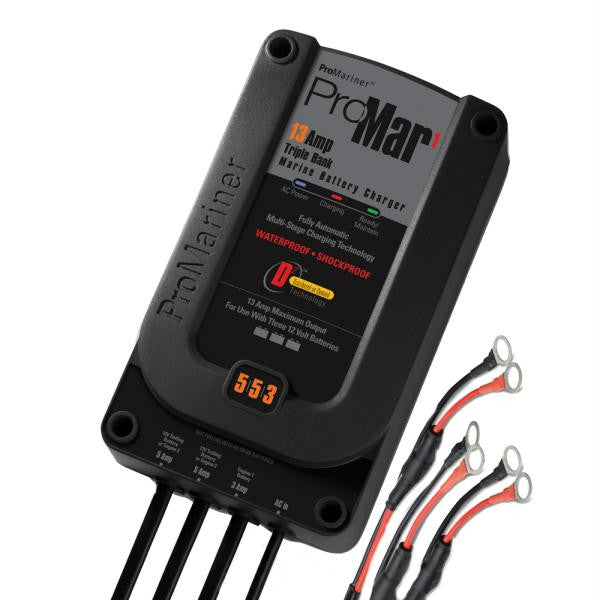 ProMariner ProMar 1 5-5-3 13-Amp 3-Bank Charger