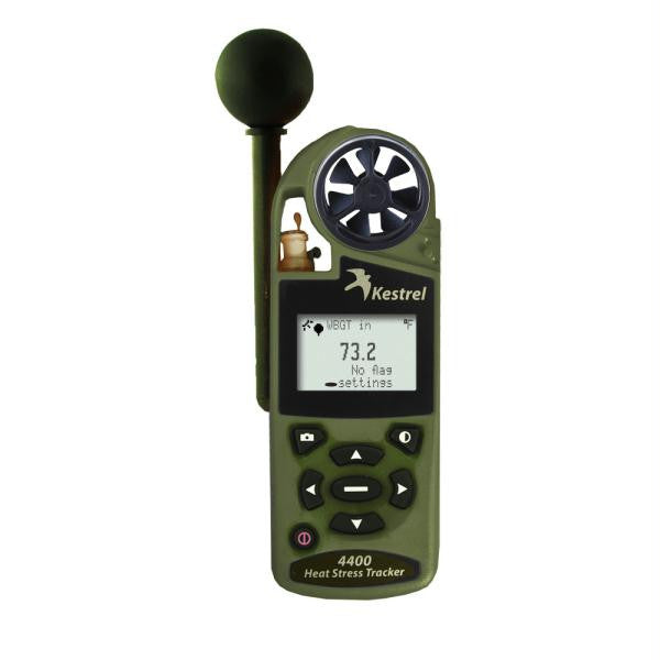 Kestrel 4400NV Heat Stress Tracker w-Night Vision - Olive Drab