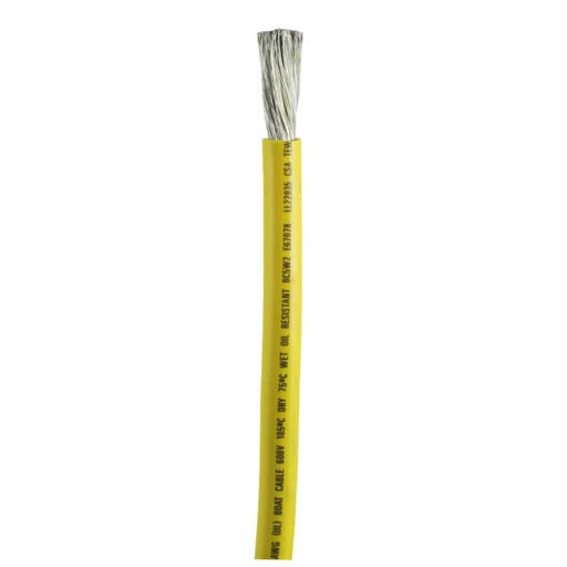 Ancor Yellow 1-0 AWG Battery Cable - Sold By The Foot