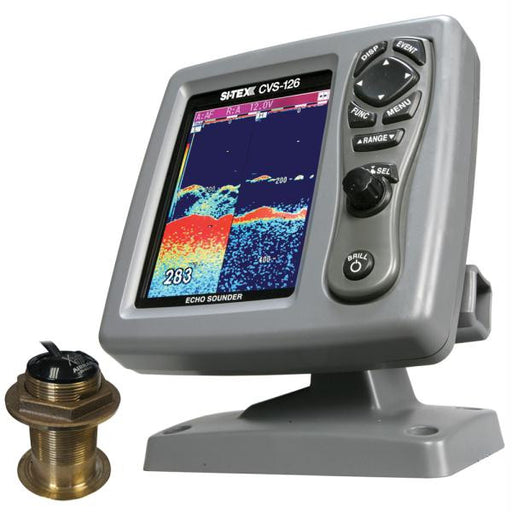 SI-TEX CVS-126 Dual Frequency Color Echo Sounder w-B60 12&deg; Transducer B-60-12-CX