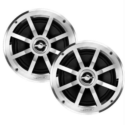 JENSEN MSX60CP 6.5&quot; Coaxial Speakers - Silver-Black - Pair