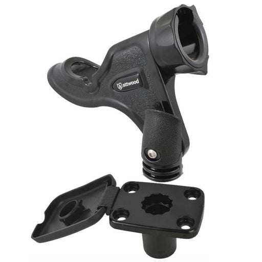 Attwood Heavy Duty Pro Series Rod Holder w-Flush Mount - Black