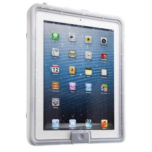 Lifedge Waterproof Case f-New iPad - Serac (Light Grey)