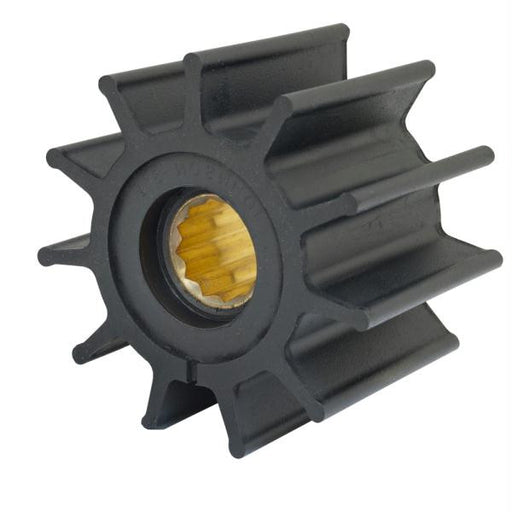 Jabsco Impeller Kit - 12 Blade - Neoprene - 3-&#190;&quot; Diameter - Brass Insert - Spline Drive