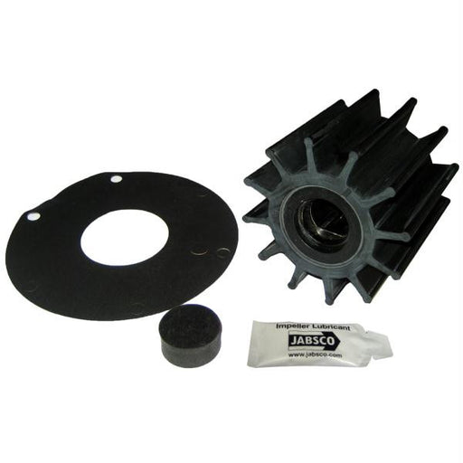 Jabsco Impeller Kit - 12 Blade - Neoprene - 3-&#190;&quot; Diameter - Plastic Insert - Double Flat Drive