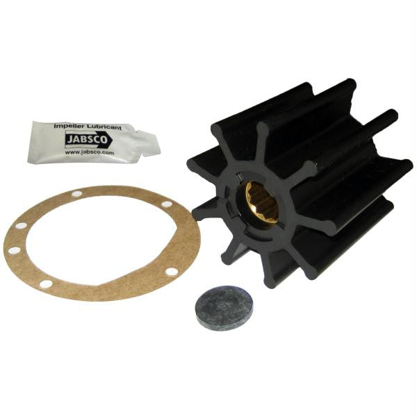 Jabsco Impeller Kit - 9 Blade - Nitrile - 3-3-4&quot; Diameter x 3-1-2&quot; W, 1&quot; Shaft Diameter