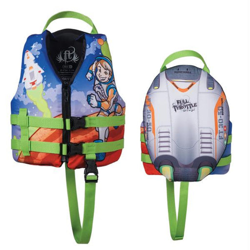 Full Throttle Water Buddies Vest - Child 30-50lbs - Astronaut