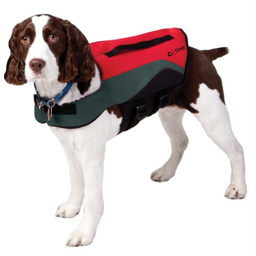 Onyx Neoprene Pet Vest - Large - Red-Grey