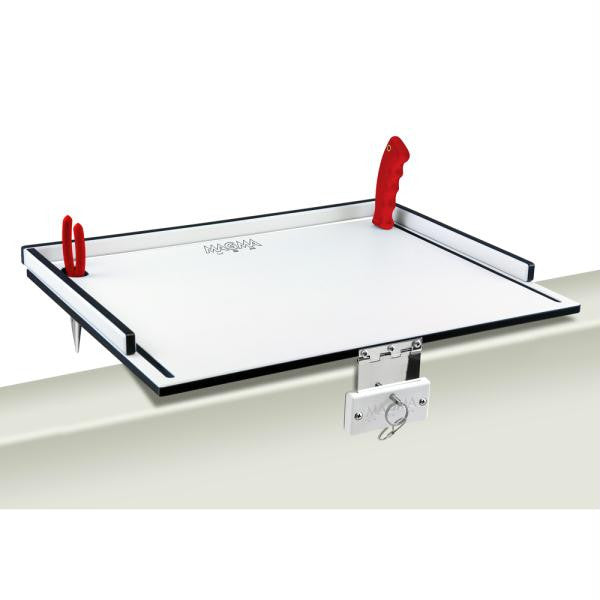 Magma Econo Mate Bait Filet Table - 20&quot; - White-Black