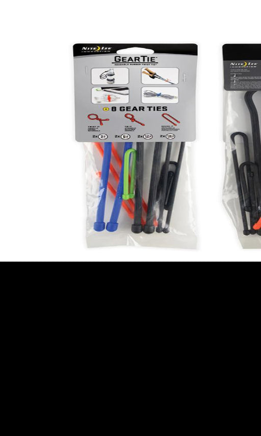 Nite Ize Gear Tie Assortment Bag - 8 Units