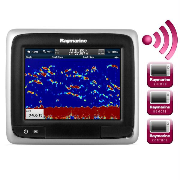 Raymarine a67 Combo w-Wifi & Sonar 5.7&quot; Display w-Gold Charts