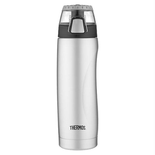 Thermos Vacuum Insulated Hydration Bottle w-Meter - 18 oz. - Stainless Steel