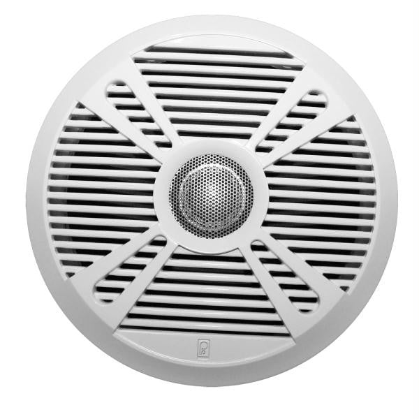 PolyPlanar MA7065 6.5&quot; 2-Way Marine Speaker w-2 Grills - White & Graphite