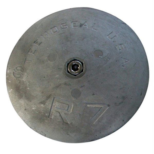 Tecnoseal R7 Rudder Anode - Zinc - 6-1-2&quot; Diameter