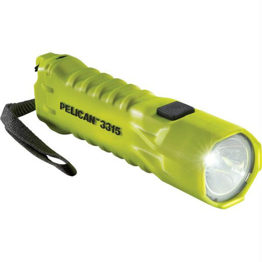 Pelican 3315 High Performance Compact LED Safety Approved Flashlight - Yellow