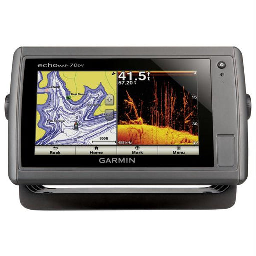 Garmin echoMAP&trade; 70dv Fishfinder-Chartplotter Combo w-7&quot; WVGA Touchscreen, TM Transducer & U.S. Coastal