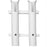 TACO 2-Rod Poly Rod Rack - White