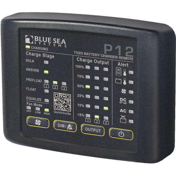 Blue Sea 7520 P12 LED Remote f-Battery Chargers