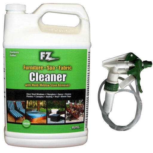 Flitz Outdoor Living Cleaner f-Furniture, Spa & Fabric w-Mold & Mildew Stain Remover - 1 Gallon (128oz) Refill