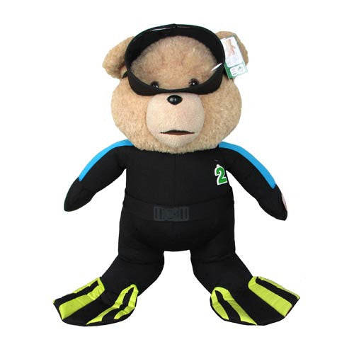 Ted 2 Ted in Scuba Outfit 24-Inch R-Rated Talking Plush     