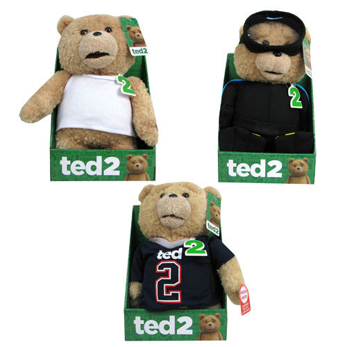 Ted 2 Ted 11-Inch R-Rated Talking Plush with Outfits Set    