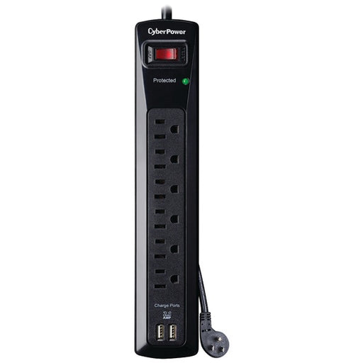 6 OUT PRO SURGE USB 4FT