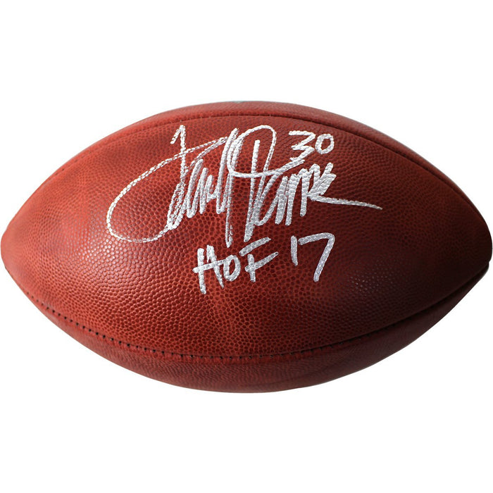 Terrell Davis Signed NFL Duke Football w/ "HOF 17" Insc.