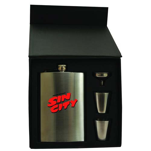 Sin City Flask Gift Set                                     