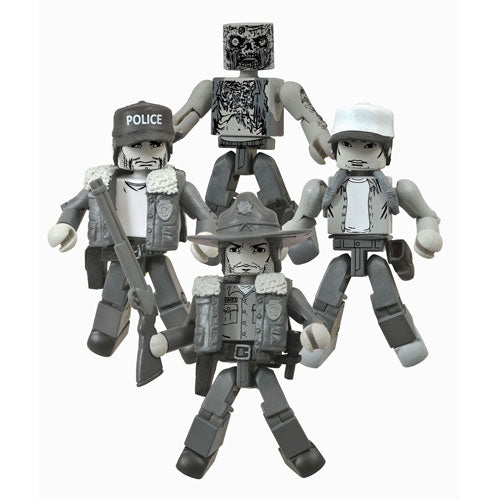 Walking Dead Days Gone Bye B&W Minimates Box SDCC Exclusive 