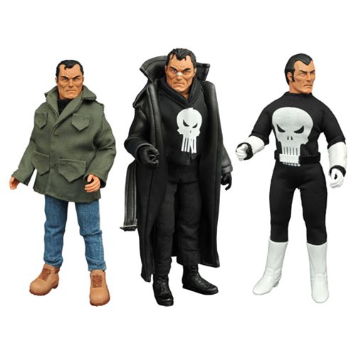 Punisher 8-Inch Retro Action Figure Set                     