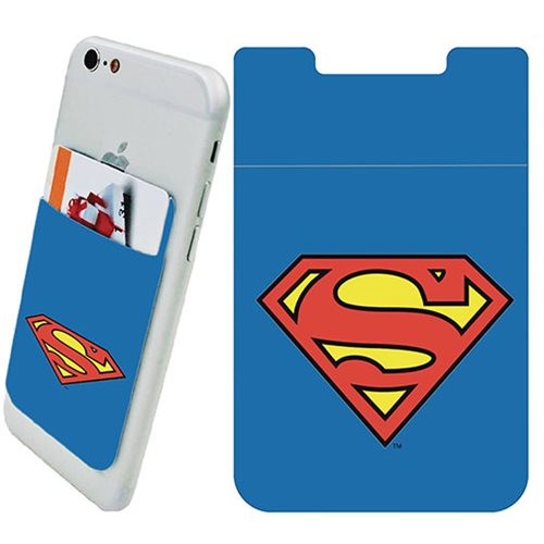 Superman Logo Phone Card Holder                             