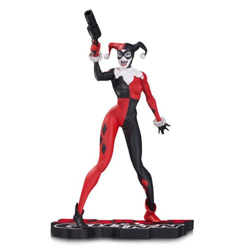 DC Comics Harley Quinn by Jim Lee Red Black and White Statue