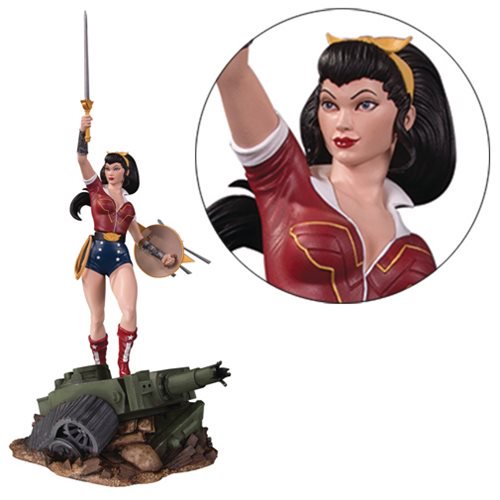 DC Bombshells Wonder Woman Deluxe Statue                    