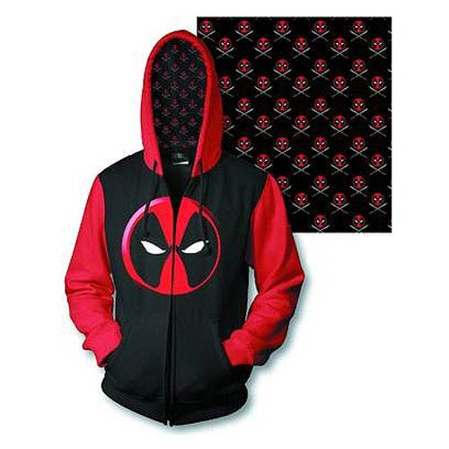 Deadpool Logo Previews Exclusive Zip-Up Hoodie              