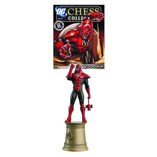 DC Superhero Atrocitus Black Bishop Chess Piece & Magazine  