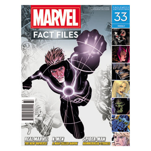 X-Men Havok Marvel Fact Files Collector Magazine            