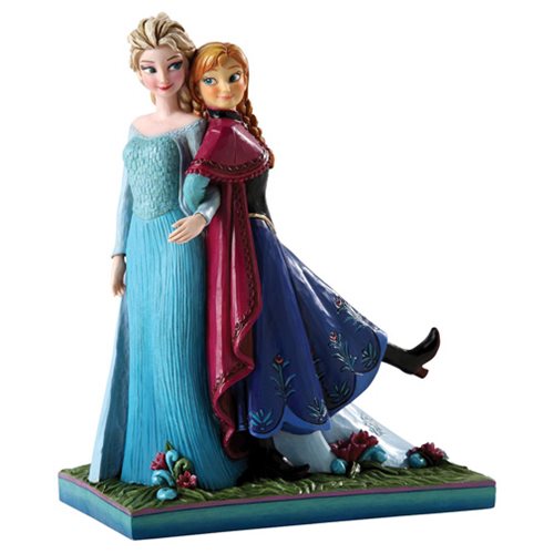 Disney Traditions Frozen Anna and Elsa Resin Statue         