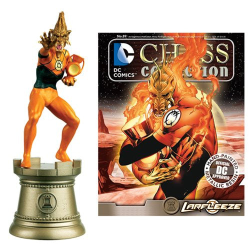 DC Superhero Larfleeze Black Rook Chess Piece and Magazine  