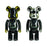 Daft Punk Super Alloyed 200% Bearbrick Figure 2-Pack        